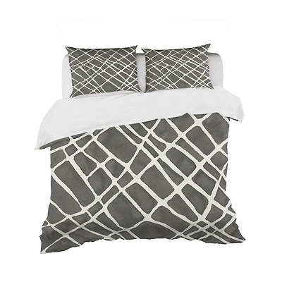 Designart 'Minimalist Graphics V' Geometric Bedding Set