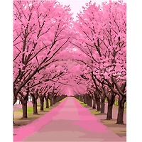 16" x 20" Cherry Tree Arch Paint-by-Number Kit by Artist's Loft®