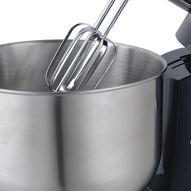 Brentwood 5-Speed Black Stand Mixer with 3qt. Stainless Steel Mixing Bowl