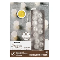 8 Pack: 30ct. Crackle Ball LED String Lights by Ashland™