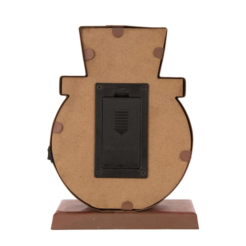 Glitzhome® 7.5" Marquee LED Snowman Stocking Holder