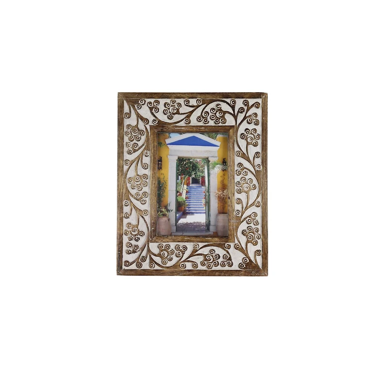 2 Pack Brown Mango Wood Natural 9" x 11" Frame