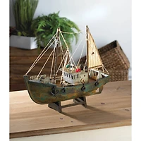 Fishing Boat Model 12.5" x 4" x 11