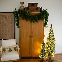 8ft. Artificial Real Touch Norfolk Island Pine Garland with Natural Look