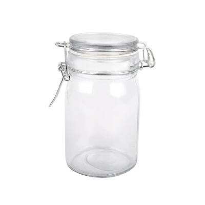 Round Glass Jar with Latch by Ashland®