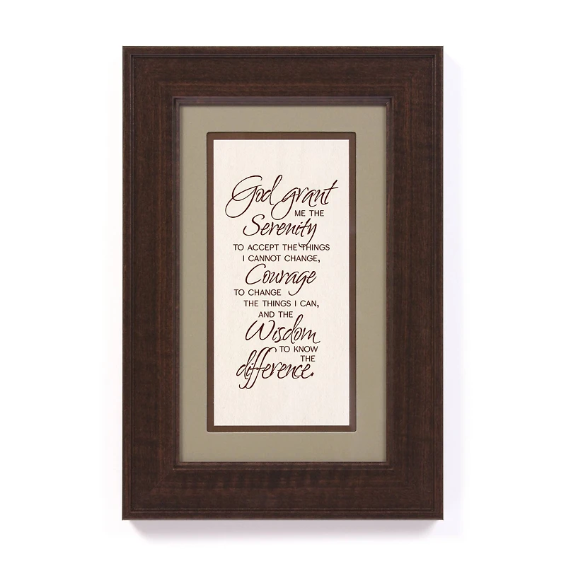 Serenity Prayer Framed Art