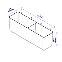 Medium Black Pegboard Storage Bin by Simply Tidy®