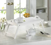 20" White Folding Tray