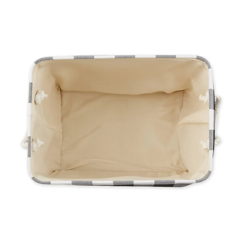 DII® Large Rectangle /Black Buffalo Check Polyester Bin