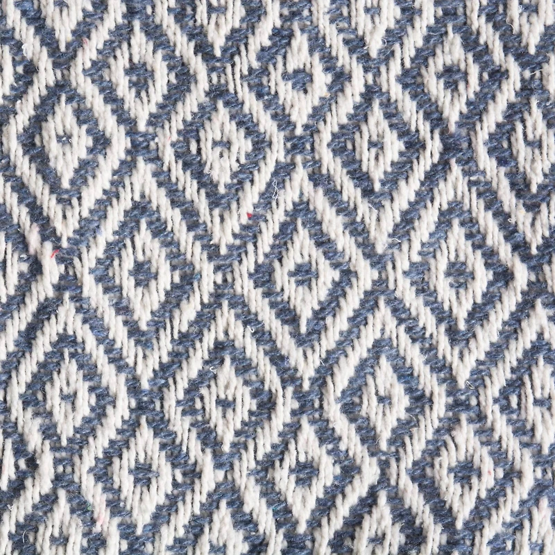 DII® French Blue Double Diamond Throw