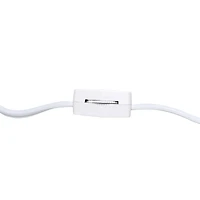 Simple Designs™ 18" White Pinching Crab Table Lamp with Light Beige Shade