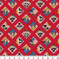 Camelot Fabrics DC Comics Heroines Cotton Bundle, 4ct.
