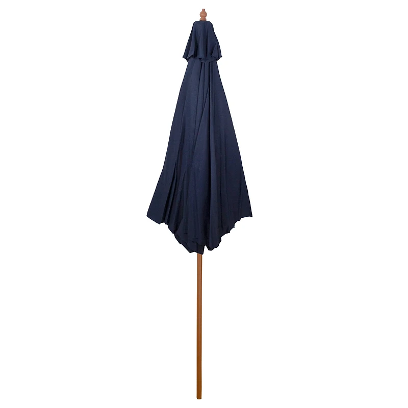 9ft. Outdoor Patio Market Umbrella with Wooden Pole