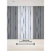 Katie Hunt Denim Blue Hello Shibori Wall Mural