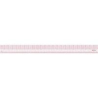 Westcott® 8ths Clear Beveled Ruler