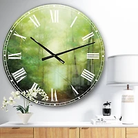 Designart Into the Clearing Forest Farmhouse Wall Clock