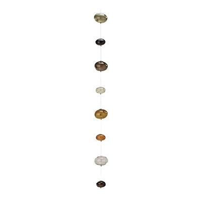 Hello Honey® 4ft. Brown Azure Bubbles Hand-Blown Glass Garland