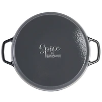 Spice By Tia Mowry Savory Saffron 6qt. Enameled Cast Iron Dutch Oven with Lid