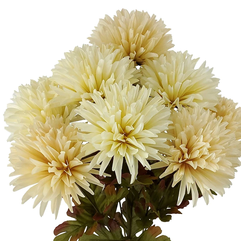 19.5" Cream Spider Mum Bush by Ashland®