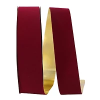 JAM Paper 2.5" x 100yd. Velvet Gold Back Ribbon