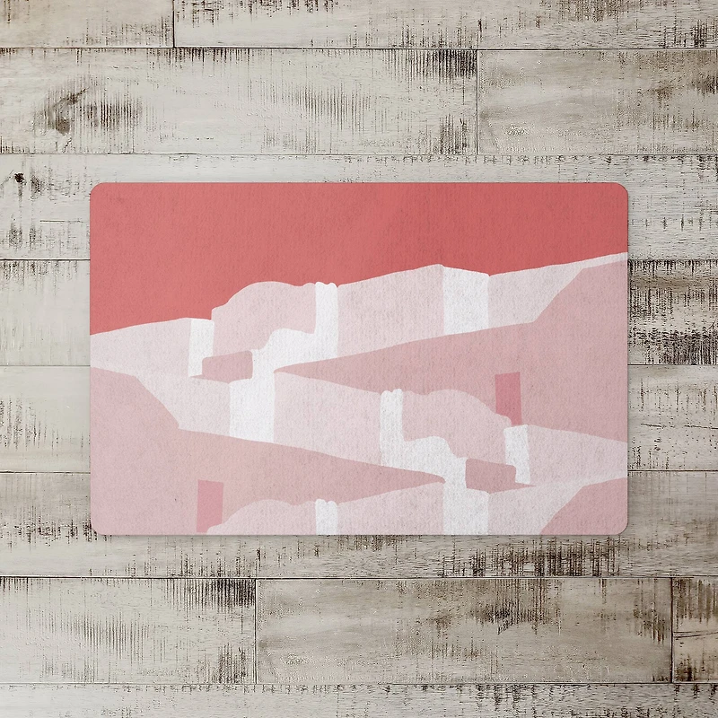 Pink Greece 27" x 18" Floor Mat