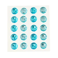 12 Packs: 20 ct. (240 total) Blue Combo Rhinestone Stickers by Recollections™