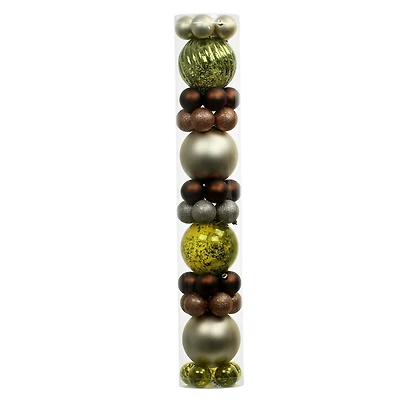 44ct. Forest Shatterproof Ball Ornaments by Ashland®