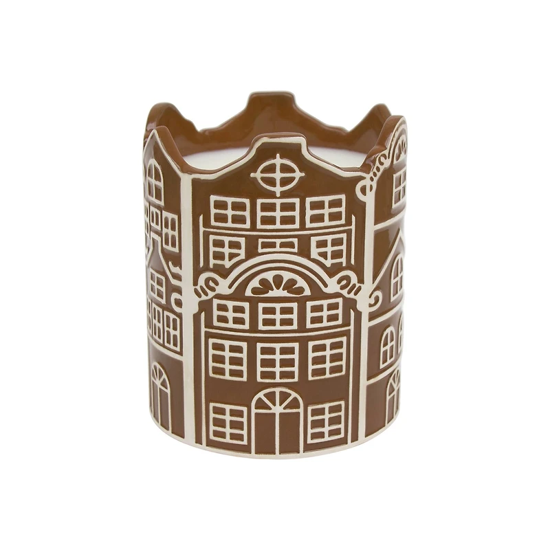 10oz. Gingerbread Village Scented Ceramic Candle by Ashland®