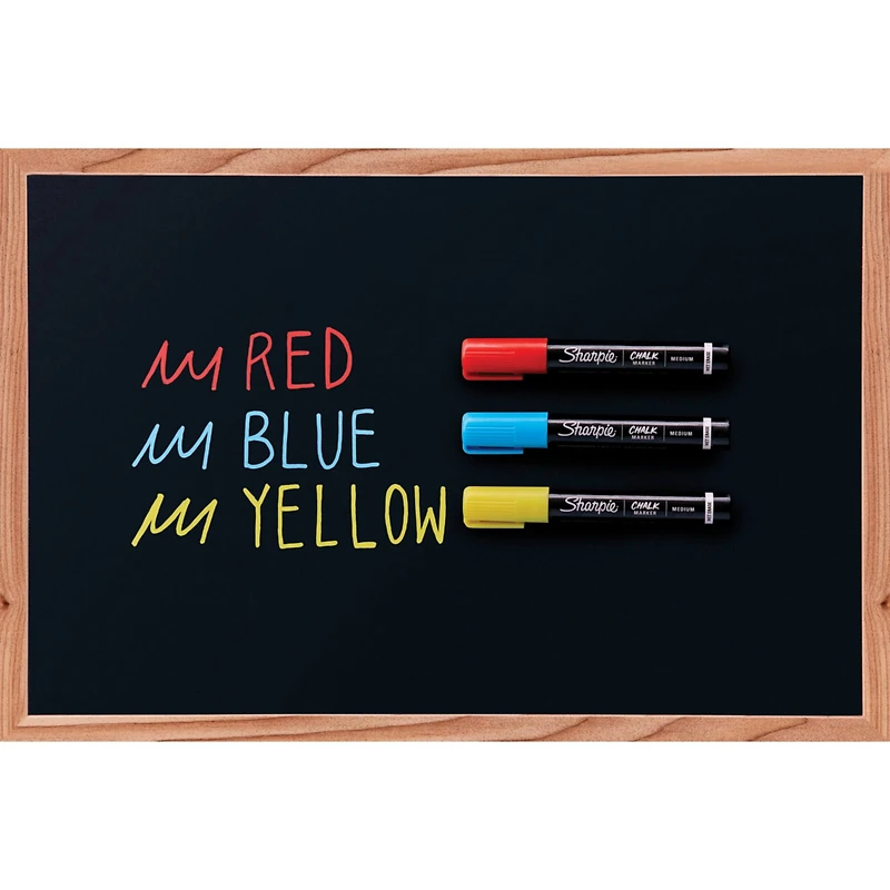 Sharpie® Primary Medium Point Wet Erase Chalk Markers
