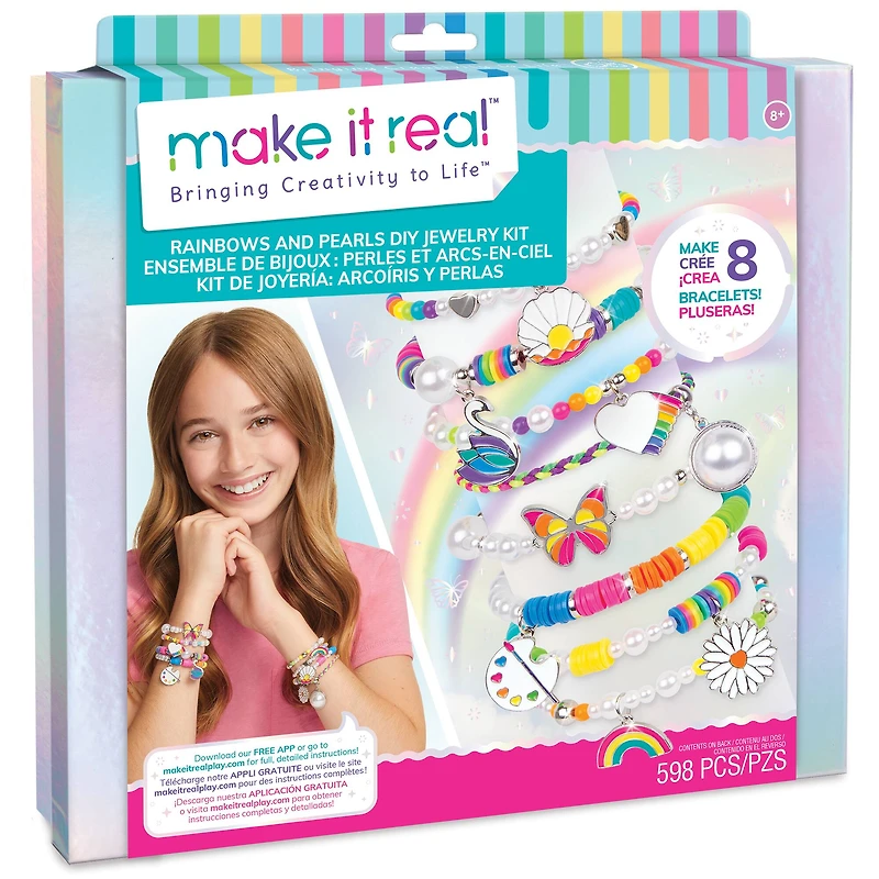 Make It Real™ Rainbows & Pearls DIY Jewelry Kit