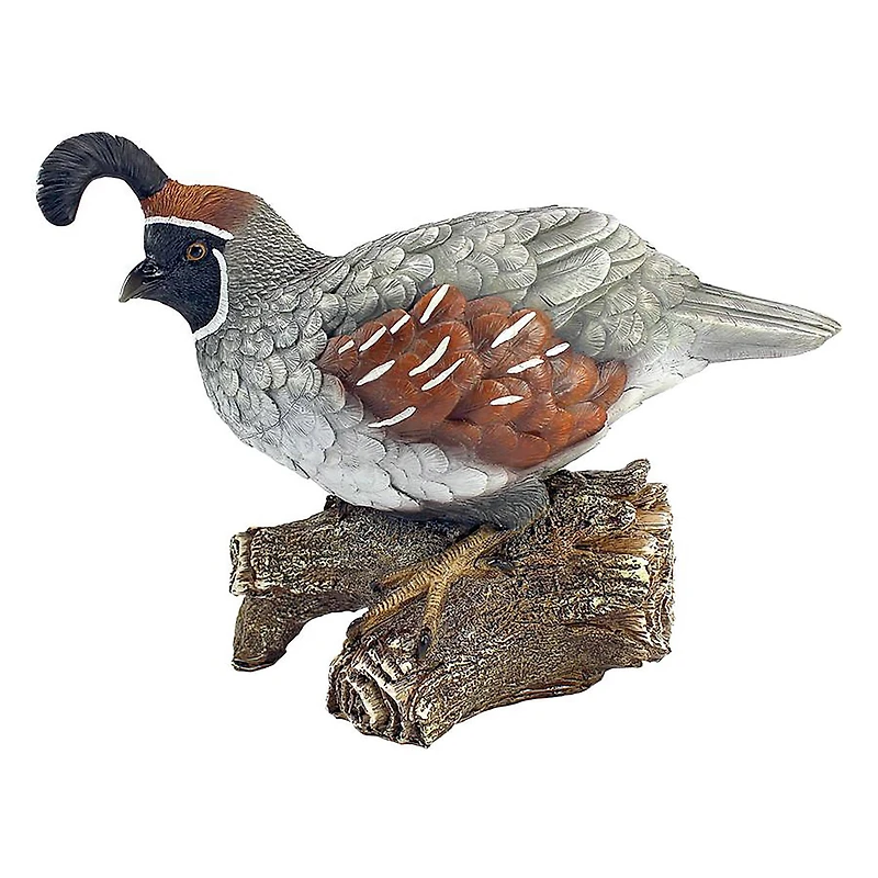 Design Toscano 11.5" Coco the Quail Bird Statue