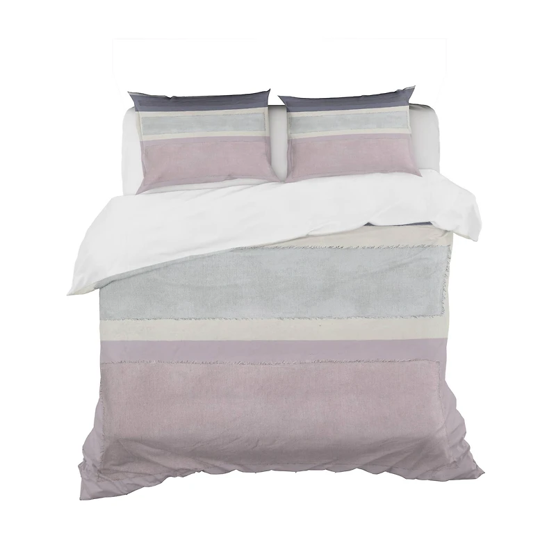 Designart 'Painted Weaving IV FB' Geometric Bedding Set