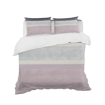 Designart 'Painted Weaving IV FB' Geometric Bedding Set