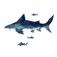 RoomMates Shark Peel & Stick Giant Wall Decals