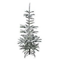 9ft. Unlit Real Touch™ Flocked Nordmann Fir Artificial Christmas Tree
