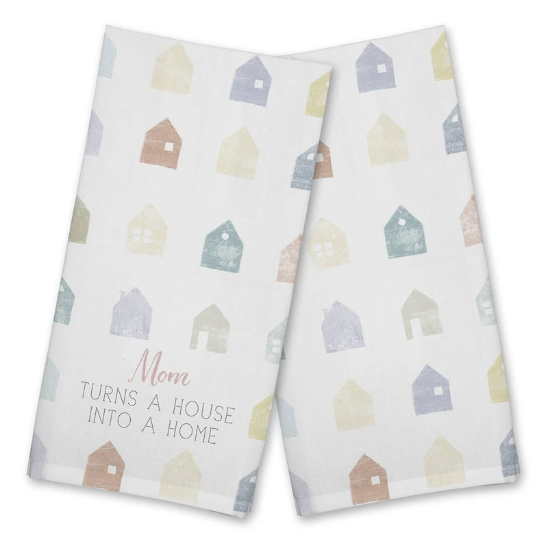 Nana Turns a House into Home Cotton Twill Tea Towel Set