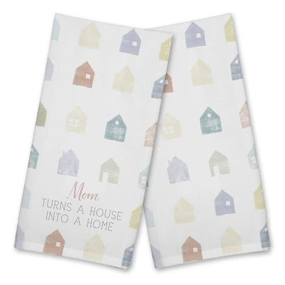 Nana Turns a House into Home Cotton Twill Tea Towel Set