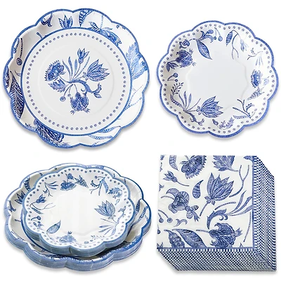 Kate Aspen® Blue Willow Party Tableware Set