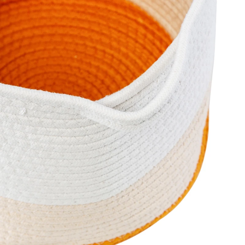 Honey Can Do Yellow Ombre Rope Storage Basket Set