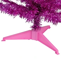 4ft. Unlit Pink Tinsel Artificial Christmas Tree