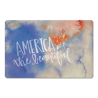 American The Beautiful Floor Mat