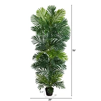 6ft. Potted UV Resistant Areca Palm Tree