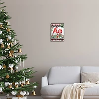 Stupell Industries Gnome For The Holidays Plaid Framed Giclee Art