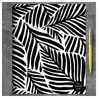 TF Publishing 2024-2025 Large Black Leaves Monthly Planner