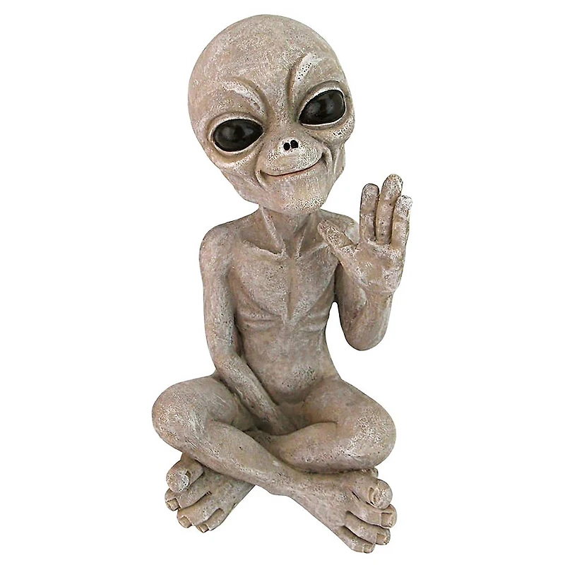 Design Toscano 8.5" Greetings Earthlings UFO Alien Statue