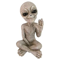 Design Toscano 8.5" Greetings Earthlings UFO Alien Statue