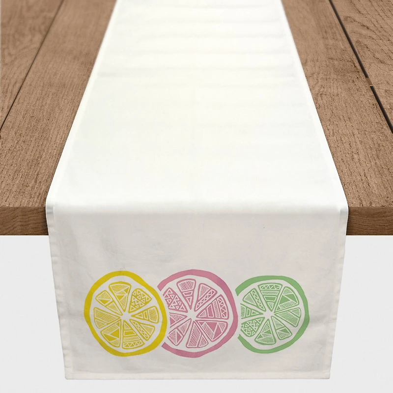 Fruit Slices Indoor/Outdoor Table Runner