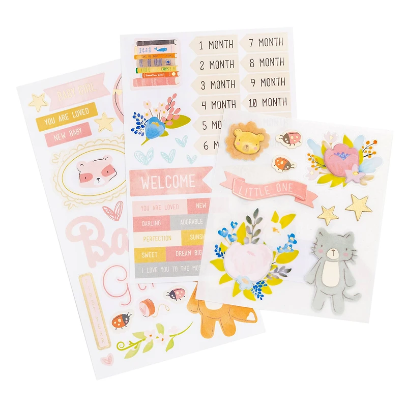 Girl Adventure Baby Stickers by Recollections™
