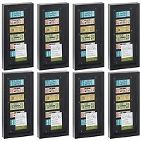 8 Pack: Black Panel 6" x 14" Shadow Box by Studio Décor®
