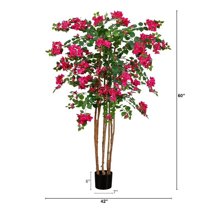 5ft. Artificial Deluxe Bougainvillea Tree